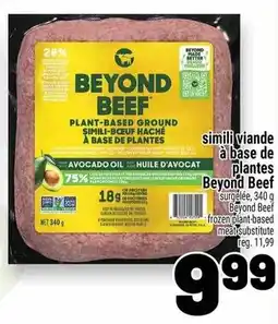 Metro Simili viande à base de plantes beyond beef offer