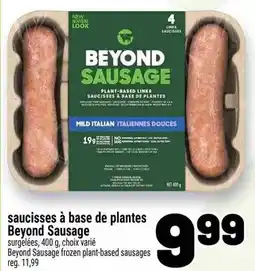 Metro Saucisses à base de plantes beyond sausage offer