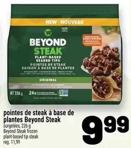 Metro Pointes de steak à base de plantes beyond steak offer