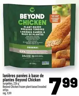 Metro Lanières panées à base de plantes beyond chicken offer
