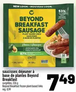 Metro Saucisses déjeuner à base de plantes beyond breakfast offer