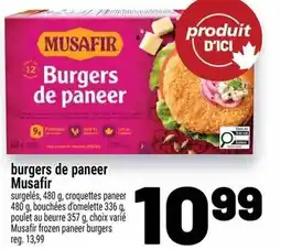 Metro Burgers de paneer musafir offer