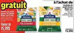 Metro Escalopes de poulet farcies maple leaf offer