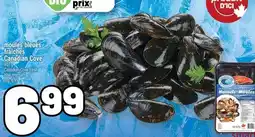 Metro Moules bleues fraîches canadian cove offer