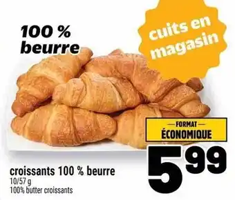 Metro Croissants 100% beurre offer