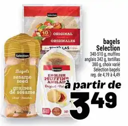Metro Bagels selection offer