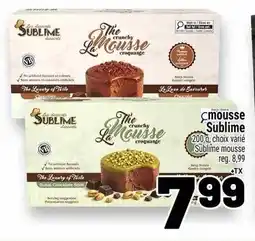 Metro Mousse sublime offer