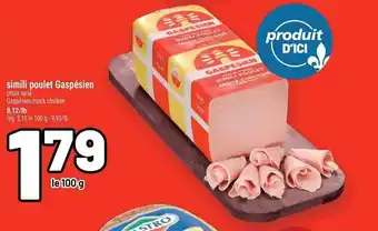 Metro Simili poulet gaspésien offer