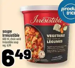 Metro Soupe irrésistible offer