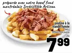 Metro Poutine à la viande fumée offer
