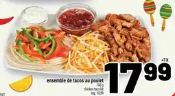 Metro Ensemble de tacos au poulet offer