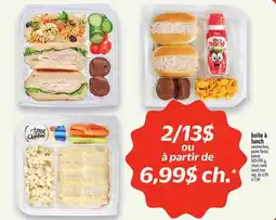 Metro Boîte à lunch offer