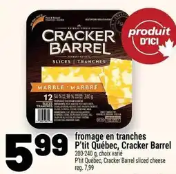 Metro Fromage en tranches p tit québec cracker barrel offer