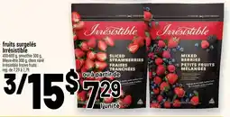 Metro Fruits surgelés irrésistible offer