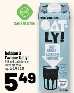 Metro Boisson à l avoine oatly offer