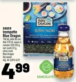 Metro Sauce trempette blue dragon offer