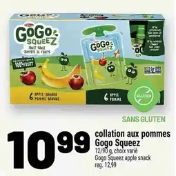 Metro Collation aux pommes gogo squeez offer