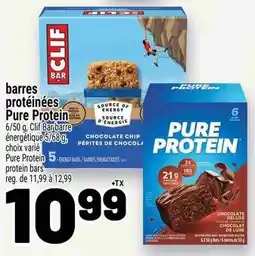 Metro Barres protéinées pure protein offer