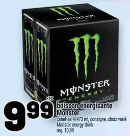 Metro boisson énergisante Monster offer