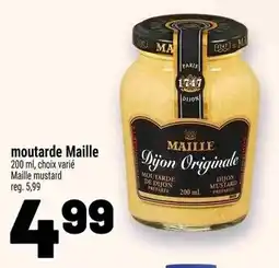 Metro moutarde Maille offer