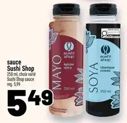 Metro sauce Sushi Shop offer