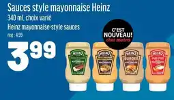 Metro Sauces style mayonnaise Heinz offer