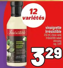 Metro vinaigrette Irrésistible offer
