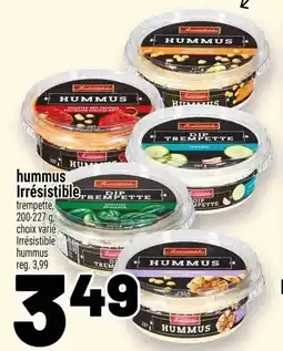 Metro hummus Irrésistible offer