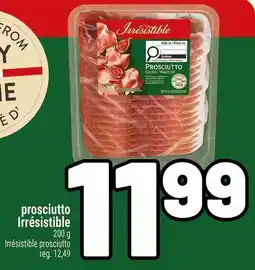 Metro prosciutto Irrésistible offer