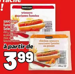 Metro saucisses fumées Selection offer