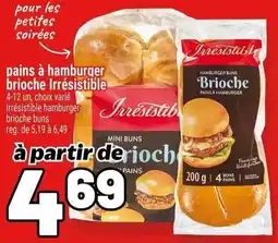 Metro pains à hamburger brioche Irrésistible offer