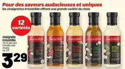 Metro vinaigrette Irrésistible offer
