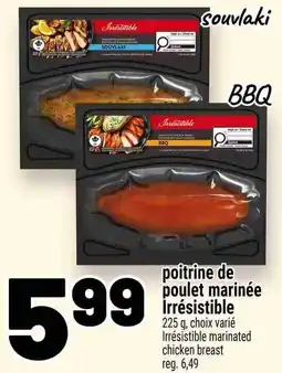 Metro poitrine de poulet marinée Irrésistible offer