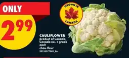 No Frills Cauliflower offer