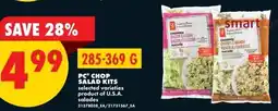 No Frills Pc chop salad kits offer