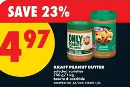 No Frills Kraft peanut butter offer