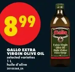 No Frills Gallo extra virgin olive oil offer