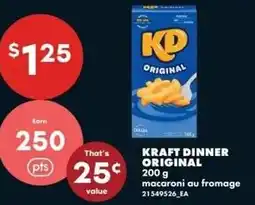 No Frills Kraft dinner original offer
