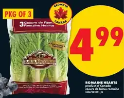 No Frills Romaine Hearts offer
