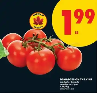 No Frills Tomatoes on the vine offer