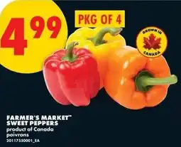 No Frills Farmers market sweet peppers offer