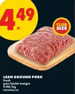 No Frills Lean ground pork offer