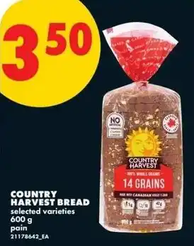 No Frills Country harvest bread offer
