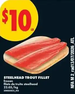 No Frills Steelhead trout fillet offer