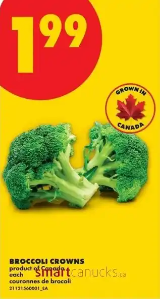 No Frills Broccoli crowns offer