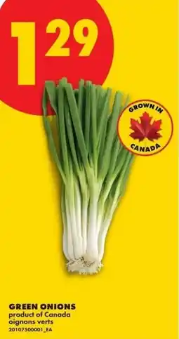 No Frills Green onions offer