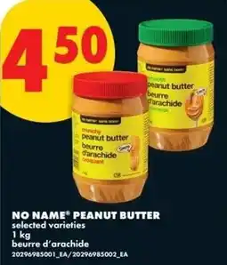No Frills No name peanut butter offer