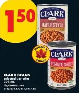 No Frills Clark beans offer