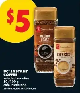 No Frills Pc instant coffee offer