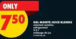No Frills Del monte juice blends offer
